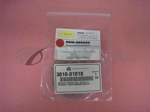 3010-01018/-/AMAT 3010-01018 Abrasive Diamond Disk, 100 Grit, 4"/AMAT/_01