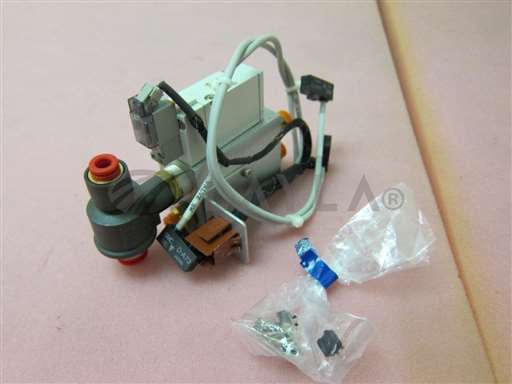 SYJ714R-5MOZ/-/SMC SYJ714R-5MOZ manifold assembly, 3 SMC D-A73 reed auto switch, 400316/SMC/_01