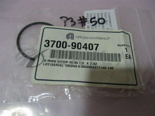 3700-90407/O-ring/AMAT 3700-90407 O-ring Viton 40.95 I.D. x 2.62, 417073/AMAT/_01