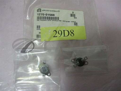 1270-01588/SW Thermo SPST/2 AMAT 1270-01588 SW Thermo SPST Open @120F Diff@30F 120v@, 419378/AMAT/_01