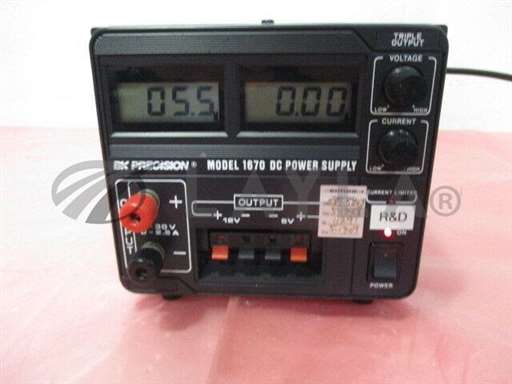 Medel 1670/DC Power Supply/BK Precision Medel 1670 DC Power Supply, 120VAC, 60Hz, 3A, 329317/BK Precision/_01