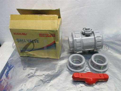 SOC/THD/Ball Valve/Hayward Ball Valve Socket Connection Type 21a 2" SOC/THD ANSI C-PVC FKM, 100064/Hayward/_01