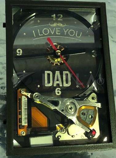 HDD Clock//Personalized Custom Gift HDD Clock Hard Drive Gratitude Congratulations Birthday//_01