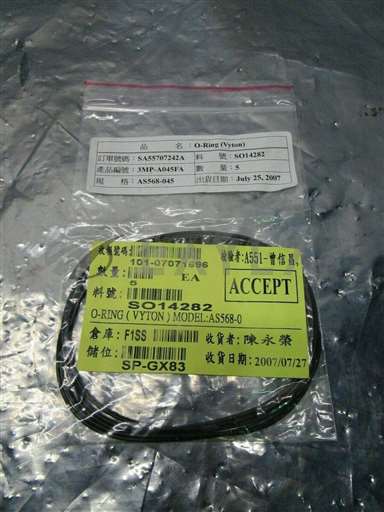 SO14282//5 TEL SO14282 Oring (Vyton) Model AS568-045, 101339/Tokyo Electron TEL/_01