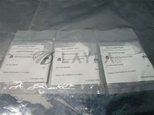 N/A//AMAT (2)Silver Plated Screws + (2)SST Reg Washers + (2)SST Lock Wasgers, 102651/Applied Materials AMAT/_01