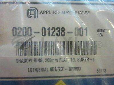 0200-01238//Applied Materials (AMAT) 0200-01238 SHADOW RING, 200MM FLAT, TG, SUPER-e/Applied Materials (AMAT)/_01
