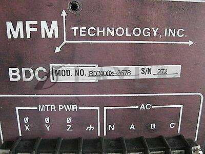 BDC400X-2678//MFM BDC400X-2678 CONTROLLER, WAFER SPINDLE/MFM TECHNOLOGY/_01