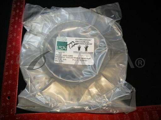 0200-10363//Applied Materials (AMAT) 0200-10363 FOCUS RING, 6", SEMI FLAT, 162MM ID, ESC/Applied Materials (AMAT)/_01