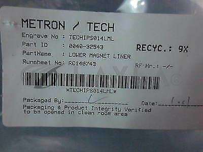 0040-32543//APPLIED MATERIALS (AMAT) 0040-32543 RING, MAGNET LOWER/Applied Materials (AMAT)/_01