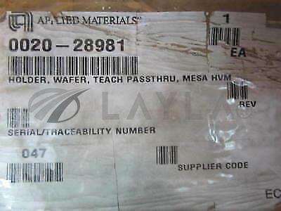 0020-28981//Applied Materials (AMAT) 0020-28981 HOLDER, WAFER, TEACH PASSTHRU, MESA HVM/Applied Materials (AMAT)/_01