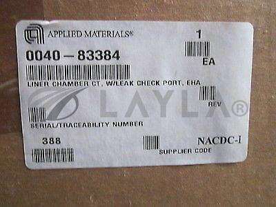 0040-83384//Applied Materials (AMAT) 0040-83384 LINER CHAMBER CT, W/LEAK CHECK PORT, EHA/APPLIED MATERIALS (AMAT)/_01