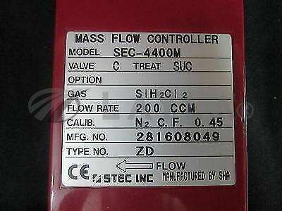 SEC-4400M-C-SUC-SIH2CL2-200CCM-NO//HORIBASTEC SEC-4400M-C-SUC-SIH2CL2-200CCM MFC,VALVE C, TREAT SUC, GAS SIH2CL2/HORIBA STEC/_01