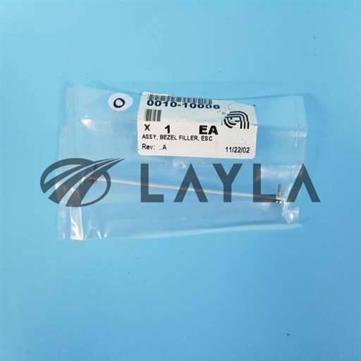 0010-10006/-/342-0203// AMAT APPLIED 0010-10006 ASSY, BEZEL FILLER, ESC NEW/AMAT Applied Materials/_01