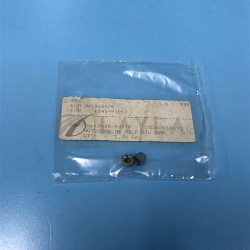 3500-90099/-/344-0101// AMAT APPLIED 3500-90099 (2EA) NUT,DOME,M5 MILD STL Z/PL NEW/AMAT Applied Materials/_01