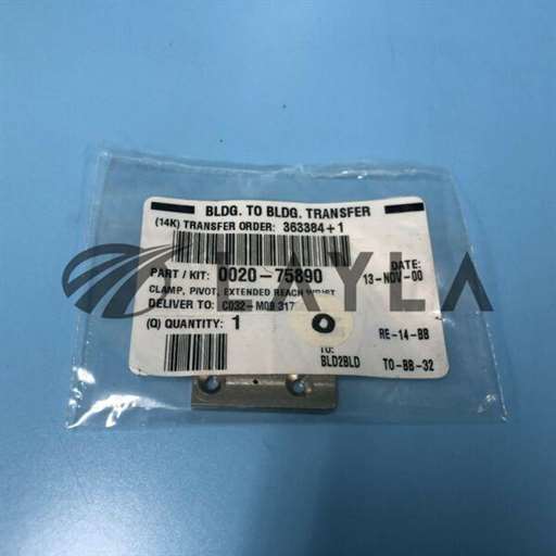0020-75890/-/344-0501// AMAT APPLIED 0020-75890 CLAMP, PIVOT, EXTENDED REACH W NEW/AMAT Applied Materials/_01