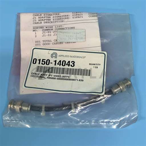 0150-14043/-/142-0701// AMAT APPLIED 0150-14043 CABLE ASSY IPT VIDEO INTFC NEW/AMAT Applied Materials/_01