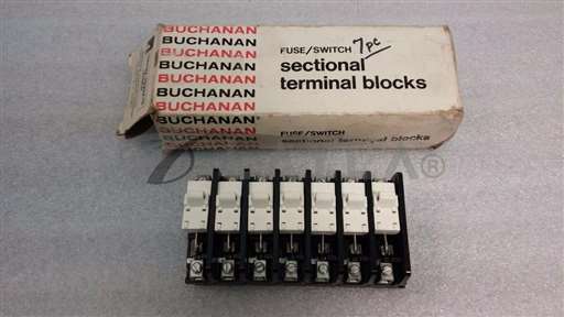 /-/Buchanan 0342 Sectional Fuse Switch Terminal Block of 7.//_01