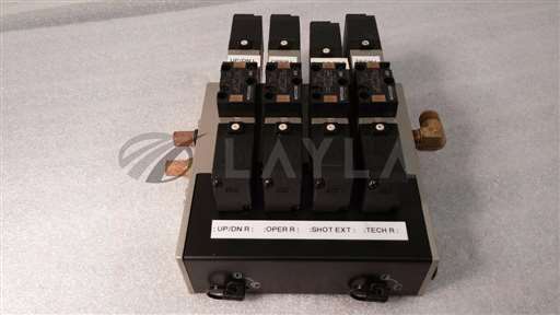 /-/SMC Manifold w/ Valves. 1) NVFS2200 & 3) NVFS2300 & 8) DC21-26V//_01