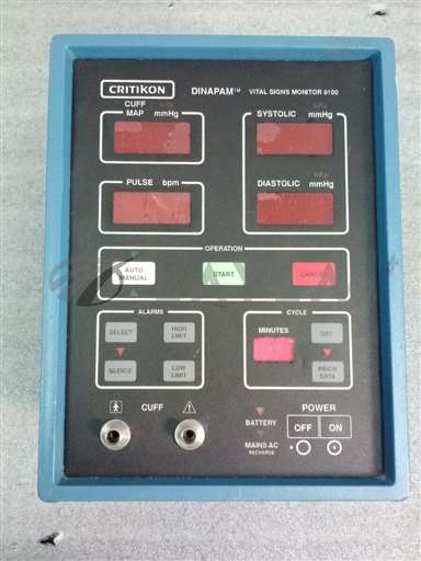 /-/Critikon Dinapam, Model 8100 Dinamap Vital Signs Monitor 8100 RAG. 730-513B//_01