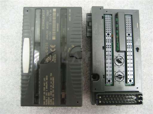 /-/GE Fanuc VersaMax Analog Module IC200ALG431F With I/O Module IC200CHS003H//_01