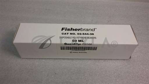 /-/Fisherbrand 02-544-38 Polystyrene Beakers 50ml 100 per box//_01