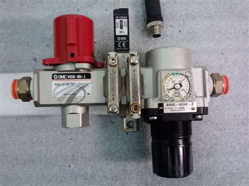 /-/SMC AR40-N04E-Z Regulator w/ Valve# VHS40-N40-Z and Pressure Switch IS1000//_01