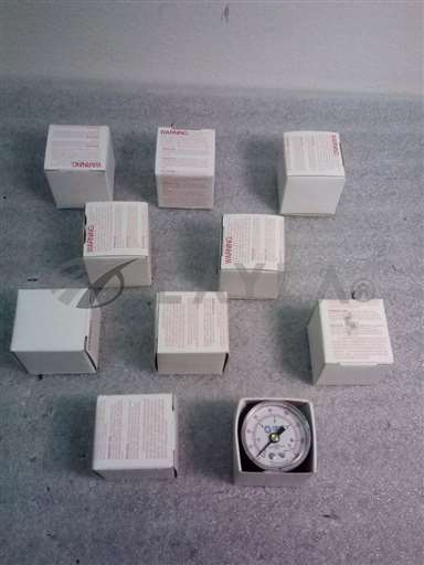 /-/SMC 9143-06 Pressure Gauge 0-160 psi 0-11 kgf/cm21 1/2"(LOT of 10)//_01