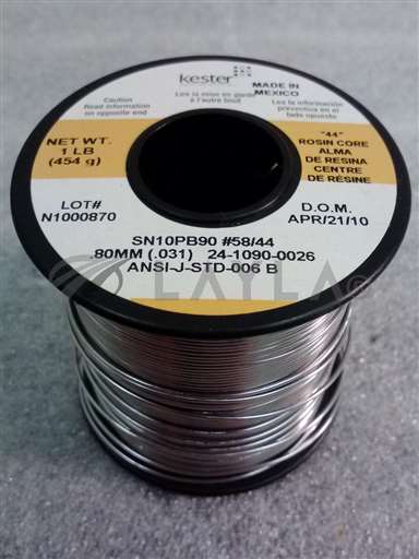 /-/Kester Solder. .80mm / .031". 24-1090-0026(Sold individually)//_01