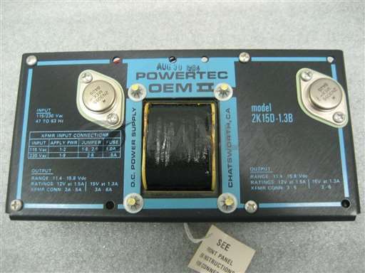 /-/Powertec OEM II Power Supply 2K15D-1.3B **NEW**//_01