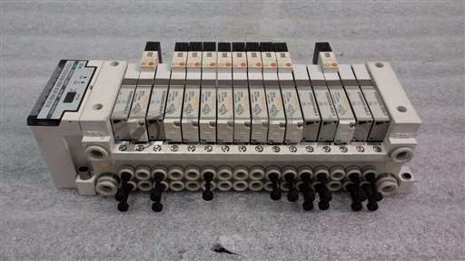 /-/SMC Manifold Serial Unit Model SC w/ Valves. 6) VVQ1000 & 10) VQ1101-5//_01