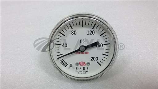 /-/Span 01-0152-F Pressure Gauge 0-200Psi / 0-14 Bar//_01