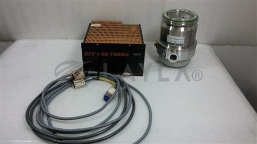 /-/Alcatel PTM-5150 Ceramic Turbo Pump & CFF-450 Pump Controller w/ Cables//_01