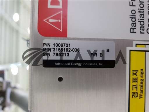 3155162-036/PARAMOUNT 3013/AE NAVIGATOR-3013 M/N 3155162-036 P/N 1006721/Advanced Energy/-_01