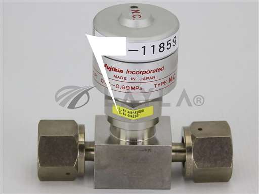 96301/--/FUJIKIN DIAPHRAGM VALVE, TYPE N.C., O.P. 0.34~0.69MPA, FPR-71-9.52-2-PA-BR#A 096/--/_01