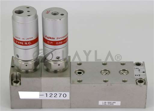 474433/--/FUJIKIN VALVES BLOCK, TYPE N.C., O.P. 0.39~0.59MPA 474433/--/_01
