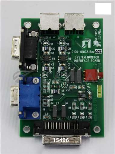 0100-01038/--/APPLIED MATERIALS PCB, SYSTEM MONITOR INTERFACE BOARD 0100-01038/--/_01