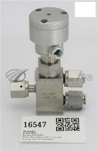 SS-4BY-V35-1C/--/NUPRO SWITCHING BELLOWS SEALED VALVE, ?" FVCR SS-4BY-V35-1C/--/_01