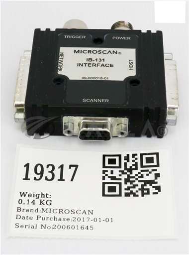 99-000018-01/--/MICROSCAN IB-131 INTERFACE (NEW) 99-000018-01/--/_01