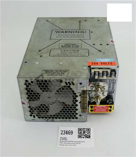 PM2971A-2-4/--/PIONEER MAGNETICS POWER SUPPLY, INPUT 230V, OUTPUT 5.2V 40A, 2V 15A (REFURBISHED/--/_01