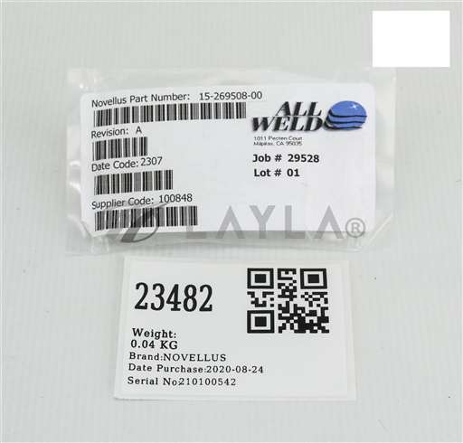 15-269508-00/--/NOVELLUS SPEED DOME CENTERING BLOCK (CLEANED) 15-269508-00/--/_01