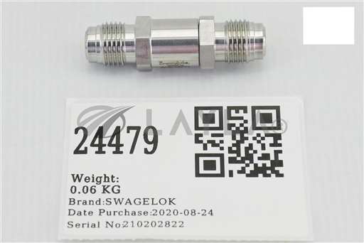 SS-4C-VCR-10/--/SWAGELOK POPPET CHECK VALVE, FIXED PRESSURE, 1/4", 10 PSIG (NEW) SS-4C-VCR-10/--/_01