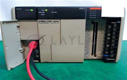 SYSMAC CQM1/--/OMRON CPU11 PROGRAMMABLE CONTROLLER CPU UNIT W/ PA203, OCH & OC222 SYSMAC CQM1/--/_01