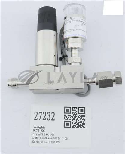 12-1K21AAED-072/--/TESCOM HIGH PURITY CONTROLS REGULATOR, 150PSI 12-1K21AAED-072/--/_01