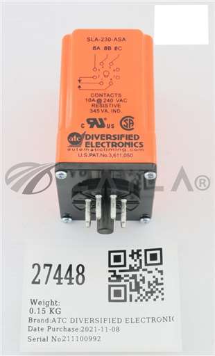SLA-230-ASA/--/ATC DIVERSIFIED ELECTRONICS PHASE SEQUENCE AND LOSS MONITOR SLA-230-ASA/--/_01