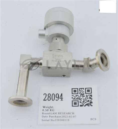 839-003422-003/--/LAM RESEARCH BELLOWS SEALED VALVE ASSY, SS-6BK-TW-1C 839-003422-003/--/_01