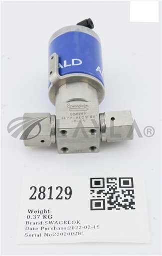 6LVV-ALD3FR4-P-CV/--/SWAGELOK VIM-VAR ALD VALVE, 1/4 IN. FEMALE VCR, SC-01, NC ACTUATOR, ALD-3 6LVV-A/--/_01