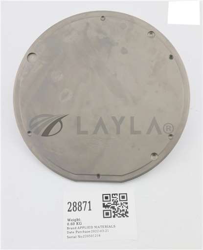 0020-28867/--/APPLIED MATERIALS DISK 8 ADVANCED 101 SHUTTER 0020-28867/--/_01