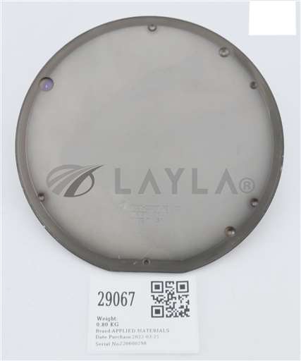0020-28867/--/APPLIED MATERIALS DISK 8" ADVANCED 101 SHUTTER (PARTS) 0020-28867/--/_01