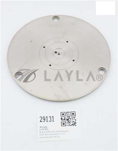 0021-20718/--/APPLIED MATERIALS PEDESTAL COVER LOWER 8" B101 REV 2.1 SST (PARTS) 0021-20718/--/_01