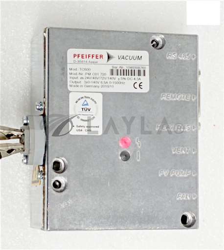 TC600/--/PFEIFFER TURBO PUMP CONTROLLER, PM C01 720 TC600/--/_01